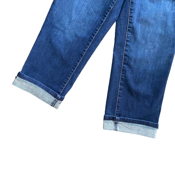 NYDJ Marilyn Crop Cuffed Bezel Wash Jeans Size 2 - Picture 4 of 16